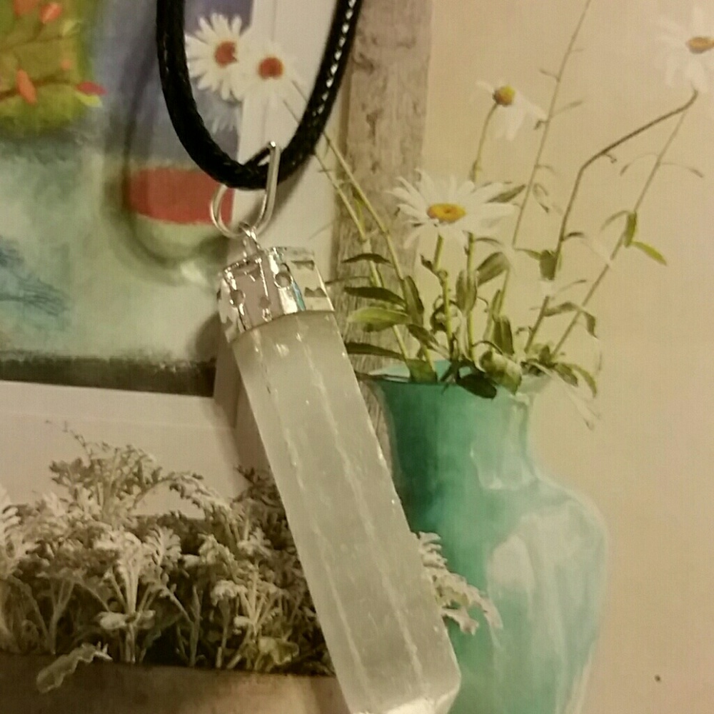 NEW SELENITE necklace
